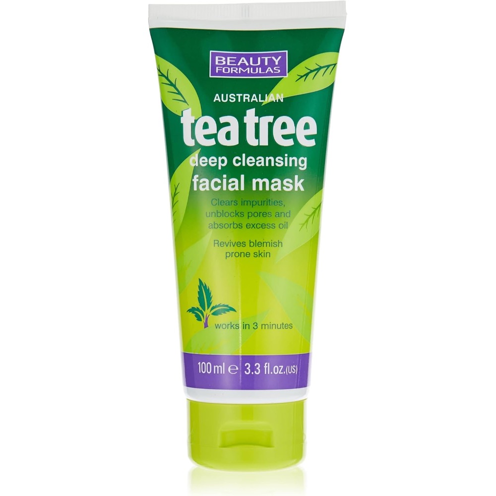 Beauty Formulas Australian Tea Tree Deep Cleansing Facial Mask 100ml