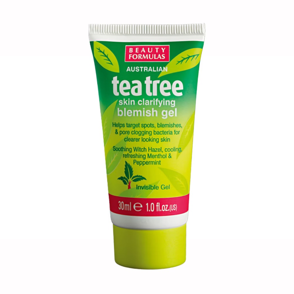 Beauty Formulas Australian Tea Tree Skin Clarifying Blemish Gel 30ml