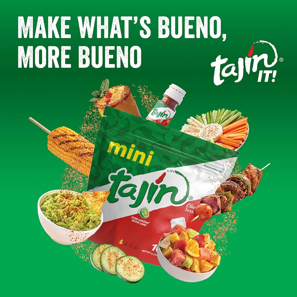 Tajín Chilli & Lime Classic Seasoning Mini Bottle 10x10g (Pack of 10) - Image 3