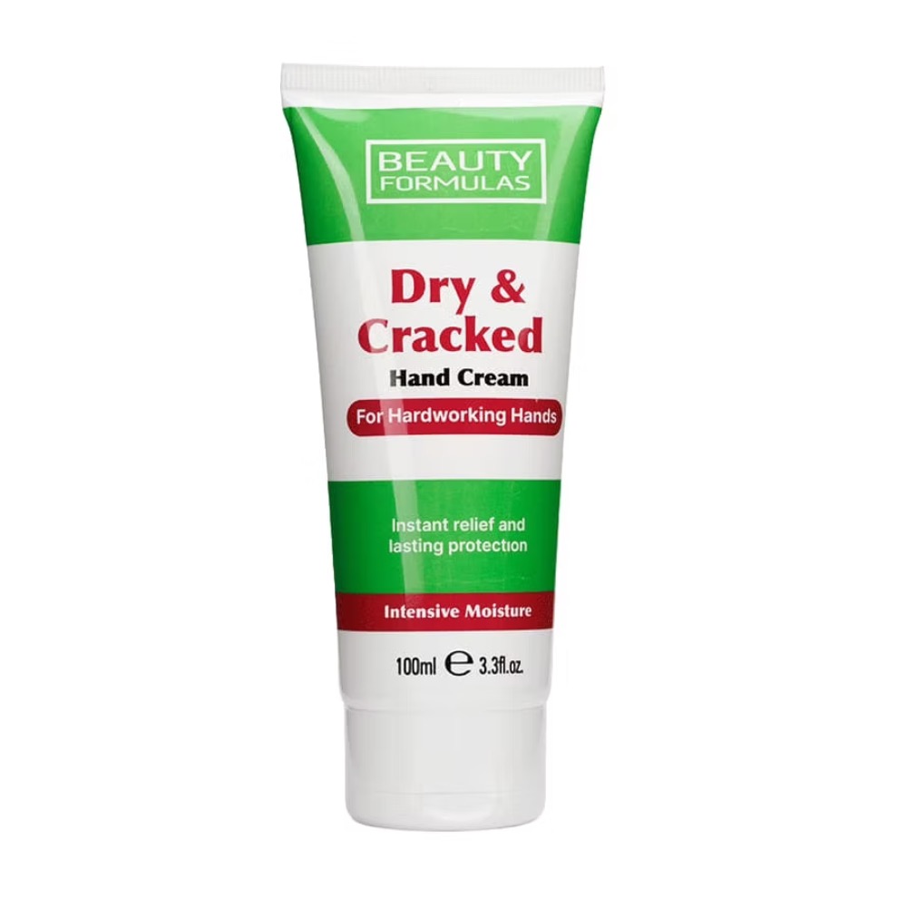 Beauty Formulas Dry & Cracked Hand Cream for hardworking hands, 100 ml tube