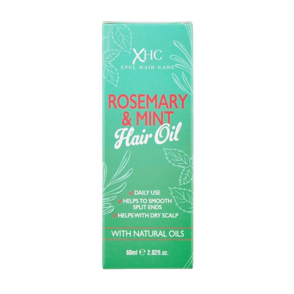 XHC Rosemary & Mint Hair Oil, 60 ml bottle