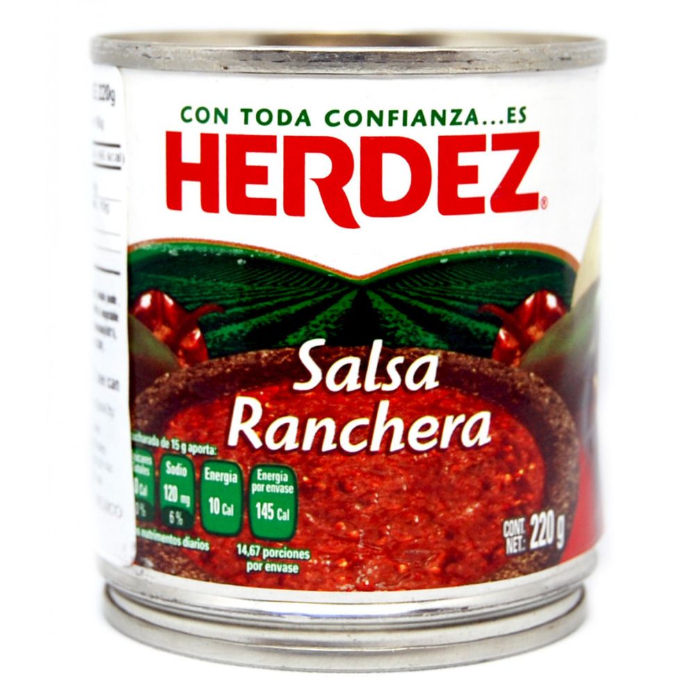 Can of Herdez Salsa Ranchera, 220 g